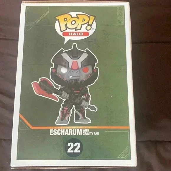 Funko Pop #22 Halo Escharum With Gravity Axe New In Box - Picture 5 of 7